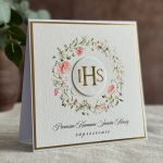 Ręcznie robione zaproszenia komunijne wzór 48 - Ręcznie robione zaproszenia komunijne