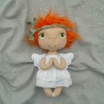 ANIOŁEK lalka - dekoracja tekstylna, OOAK/40 - tak wyglądam w całości
