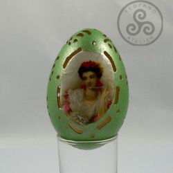 Jajko ażurowe zielone "Dama"