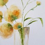 Kwiaty-akwarela formatu 32/24 cm . - 