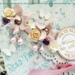 Kopertówka z okazji ślubu-porcelanowe róże - 