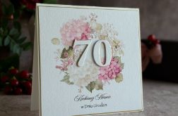 Kartka na 70 urodziny z personalizacją, BH 75 Kartka na 70 urodziny z personalizacją, BH 75