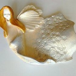 Anioł ceramiczny wiszący
