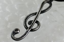 Klucz wiolinowy - srebrny wisior 180124-01