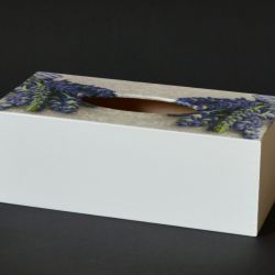 Chustecznik-pudełko na chusteczki  Lawendowe