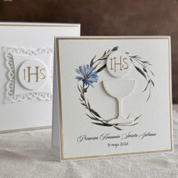 Pamiątka I Komunii w pudełku z kopertą, 104
