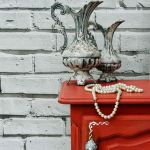 Szafka ręcznie malowana, delikatny kolor, ludwikowska, dekory, wysyłka - 