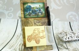 Notes na lodówkę -retro car