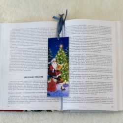 Świąteczna zakładka do książki - Mikołaj