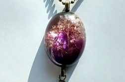 Eos - długi wisior z żywicy