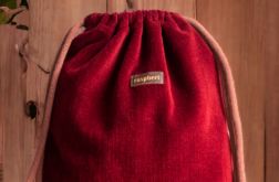 Bordowy workoplecak basic