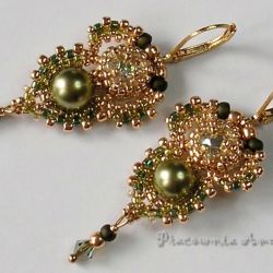 zielone perły Seashell