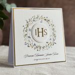 Ręcznie robione zaproszenia komunijne, 55D - Ręcznie robione zaproszenia komunijne