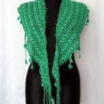 Zielona z frędzlami  - 