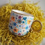 ręcznie malowany kubek dla ważnej osoby ONE - dla przyjaciółki