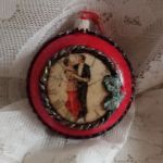 Medalion w stylu vintage - Nietłukąca ozdoba świąteczna