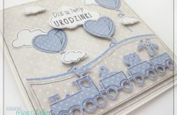 Kartka urodzinowa na ROCZEK z pociąciem 1