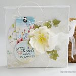 Romantyczny album harmonijka z pudełkiem - 