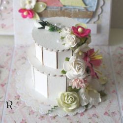 Ślubne życzenia w pudełku z tortem #6