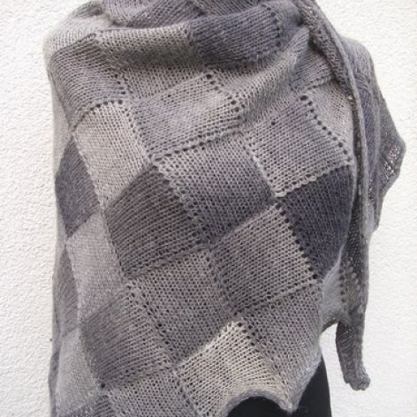Chusta entrelac 