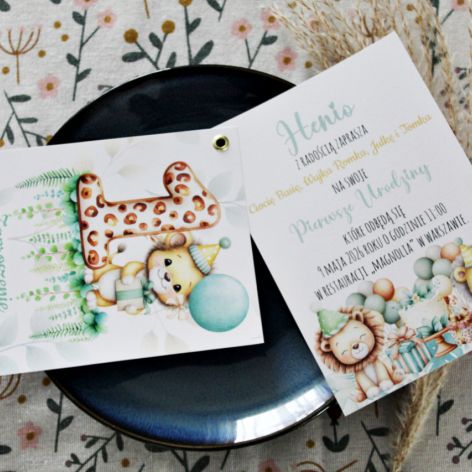 Zaproszenie na Roczek - Urodziny Dziecka 3