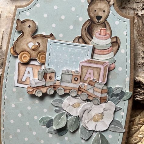 101,kartka spodenki dla chłopca