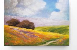 Pejzaż 2-praca formatu 18x24 cm