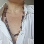 Naszyjnik fluoryt matowy - naszyjnik z fluorytu