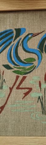 Czapla w ruchu- obraz