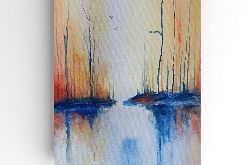 Pejzaż 54-akwarela formatu 24/18 cm