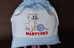 Kot Filemon - worek na kapcie/strój
