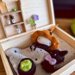 Drewniany Domek Wiedźmy - halloween/jesień - 
