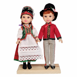 Lalki Ludowe w Strojach Kurpiowskich Kurpie