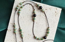 Naszyjnik "Roxi" z naturalnymi kamieniami.