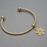 Alloys Collection /Flower gold/ bransoletka - 