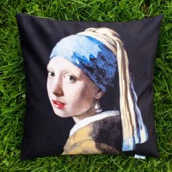 Poduszka - Kobieta z perłą, Vermeer