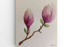 Kwiaty 1-akwarela formatu A5