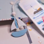 Zestaw zakładka do książki i świeczka sojowa - zawieszka