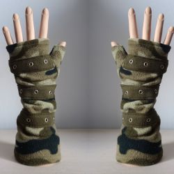 Rękawiczki mitenki moro 