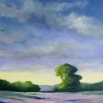 Lawendowy poranek-obraz akrylowy formatu 50/40 cm - 
