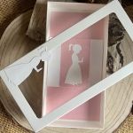 165,Kartka na komunię w pudełku dla dziewczynki - 165,Kartka na komunię w pudełku dla dziewczynki