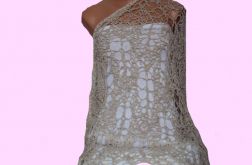 ażurowa kawa z mlekiem