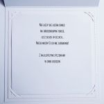 Kartka na urodziny niebieskie kwiaty z liczbą - Kartka na urodziny z wyjątkowymi życzeniami