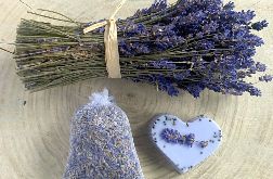 Lawendowy bukiet woreczek i mydło prezent