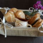 Lniany koszyk na pieczywo - 