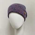 Gruba czapka beanie smerf kolorowa szydełkowa 1 - czapka smerfetka