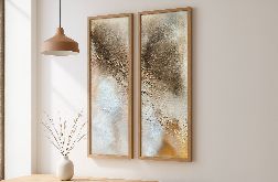 Mlekiem i Miodem I 2x30x80 cm I dyptyk