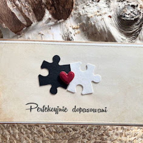 047,Kartka na ślub z puzzlami