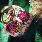 Ręcznie malowany kubek dla siostry SIS - best friends forever