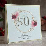 Kartka na 50 urodziny z personalizacją, BH 50 - Kartka na 50 urodziny